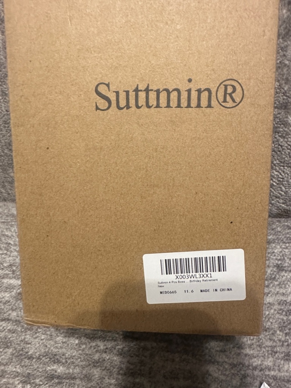 Suttmin 4 PC Boss gift set